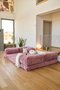 Atelier Del Sofa Sofá-Cama Esquinero Kanyon - Rosa